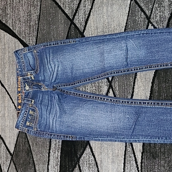 ROCK REVIVAL JESSICA EMBROIDERED SKINNY DENIM JEAN - Picture 10 of 15